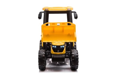 LEAN CARS Traktor Na Akumulator Z Przyczepą Hercules Żółty 24V