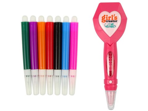 LEAN Toys Zestaw Do Robienia Tatuaży Długopis Elektroniczny Pisak Szablony