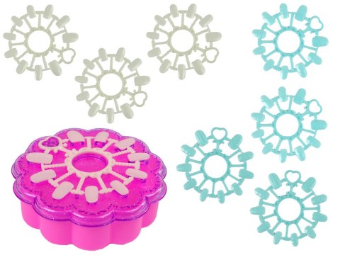 LEAN Toys Zestaw do Malowania Paznokci Lakiery Pisaki Kolorowe Naklejki