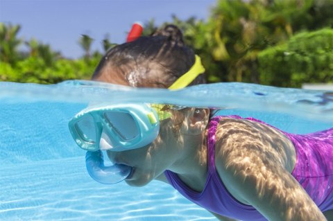 Bestway Maska Do Nurkowania Z Rurką Zielona Bestway 24018