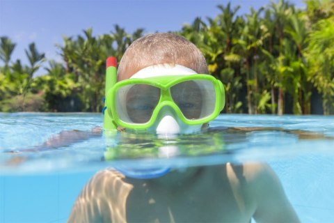 Bestway Zestaw Do Nurkowania Maska, Rurka, Płetwy Zielony Bestway 25019