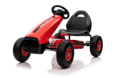 LEAN CARS Gokart na Pedały G208 Czerwony