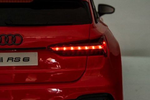 LEAN CARS Pojazd na Akumulator Audi RS6 BRD-2118 Czerwony