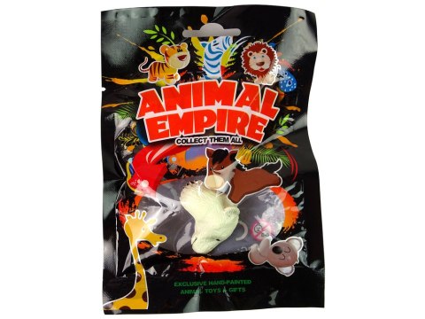 LEAN TOYS Pierścień na Rękę Edukacyjne Zwierzęta Niedźwiedź Biały