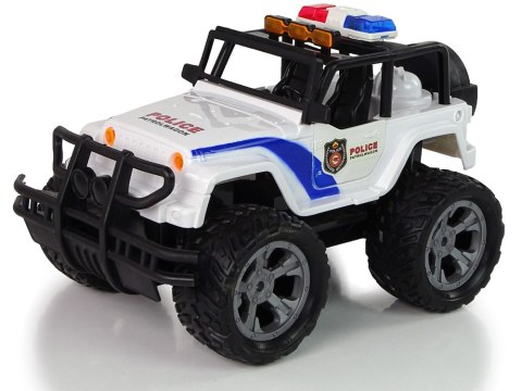 LEAN Toys Auto R/C Policja Jeep Policyjny 1:14 Zdalnie Sterowane Efekty Świetlne