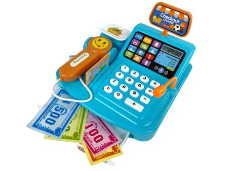 LEAN Toys Kasa Sklepowa Waga Opakowania Ciasteczek Skaner Na Baterie