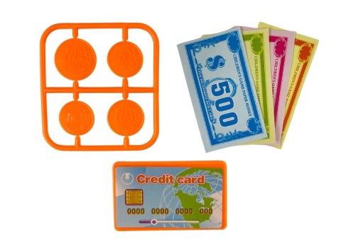 LEAN Toys Kasa Sklepowa Waga Opakowania Ciasteczek Skaner Na Baterie