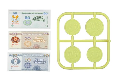 LEAN Toys Kasa Sklepowa Wózek Skaner Na Baterie