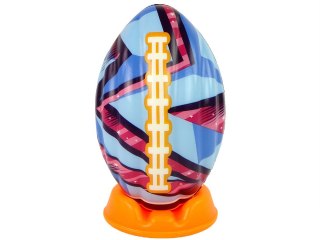 LEAN Toys Kolorowa Piłka Miękka Do Rugby