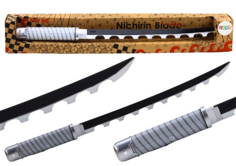 LEAN Toys Miecz Samurajski Nichirin Na Baterie Wygodna Rękojeść Czarny Dźwięk