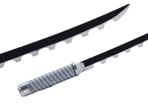 LEAN Toys Miecz Samurajski Nichirin Na Baterie Wygodna Rękojeść Czarny Dźwięk