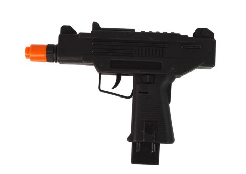 LEAN Toys Pistolet Czarny Dla Dzieci Wibracje Dźwięk