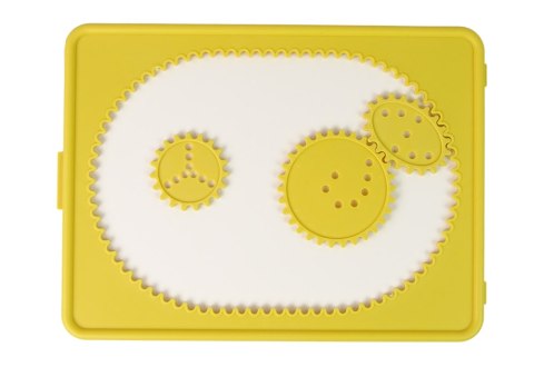 LEAN Toys Tablica 2w1 Stolik Kredowa Pisaki Gra Chińczyk Węże