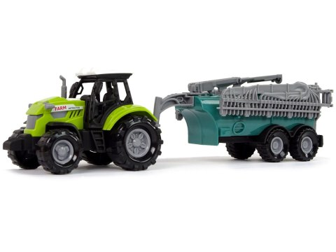 LEAN Toys Traktor Rolniczy z Opryskiwaczem Farma Dźwięk Zielony