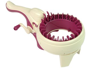 LEAN Toys Zestaw Kreatywny Maszynka do Zaplatania Tkania 5 Kolorów Nici