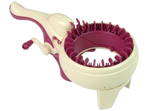 LEAN Toys Zestaw Kreatywny Maszynka do Zaplatania Tkania 5 Kolorów Nici