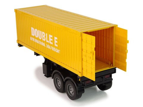 Double E Duża Ciężarówka R/C Mercedes Arocs Niebieska 1:20 Kontener 58 cm Długości