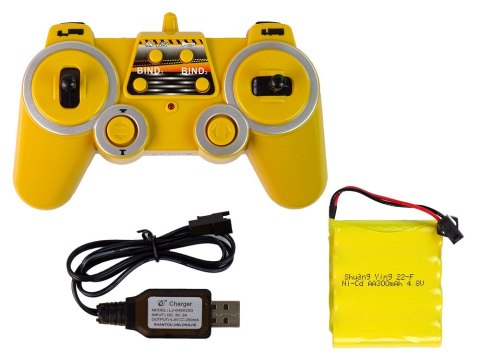 Double E Duża Ciężarówka R/C Mercedes Arocs Niebieska 1:20 Kontener 58 cm Długości