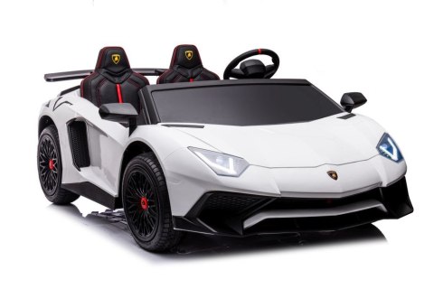 LEAN CARS Auto Na Akumulator Lamborghini XXL A8803 Białe 24V