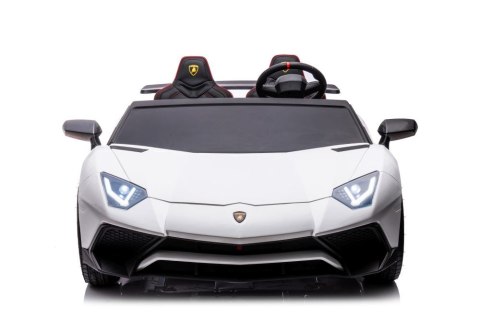 LEAN CARS Auto Na Akumulator Lamborghini XXL A8803 Białe 24V