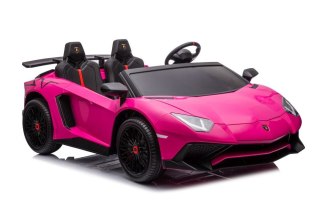 LEAN CARS Auto Na Akumulator Lamborghini XXL A8803 Różowe 24V