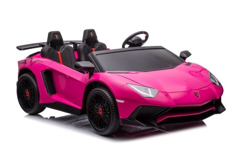 LEAN CARS Auto Na Akumulator Lamborghini XXL A8803 Różowe 24V