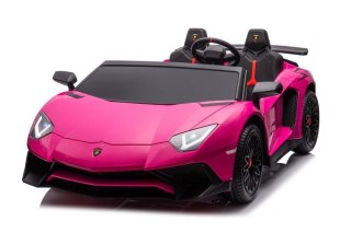 LEAN CARS Auto Na Akumulator Lamborghini XXL A8803 Różowe 24V