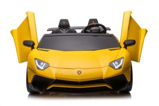 LEAN CARS Auto Na Akumulator Lamborghini XXL A8803 Żółte 24V