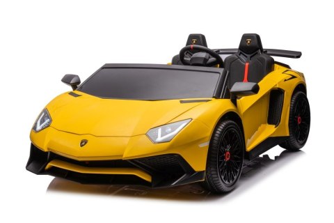 LEAN CARS Auto Na Akumulator Lamborghini XXL A8803 Żółte 24V