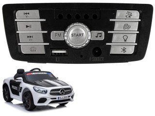 LEAN CARS Panel muzyczny do auta Akumulator Mercedes SL500 policja