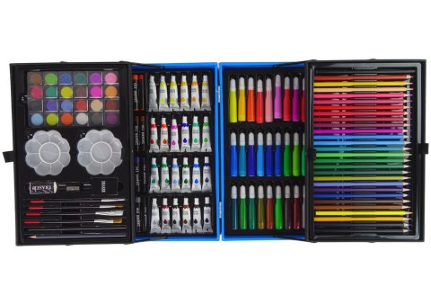 LEAN Duży Zestaw Artystyczny w Walizce 145 Elementów Jednorożec