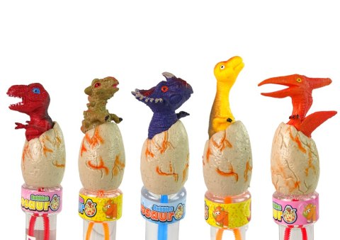 LEAN TOYS Bańki Mydlane Dinozaury 34 cm Różne Kolory