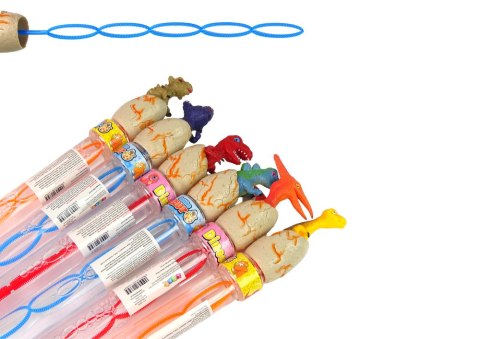 LEAN TOYS Bańki Mydlane Dinozaury 34 cm Różne Kolory