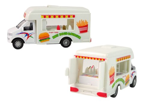 LEAN Toys Auto Camper Lodziarnia Fast-Food Resoraki Napęd Frykcyjny 2 Modele