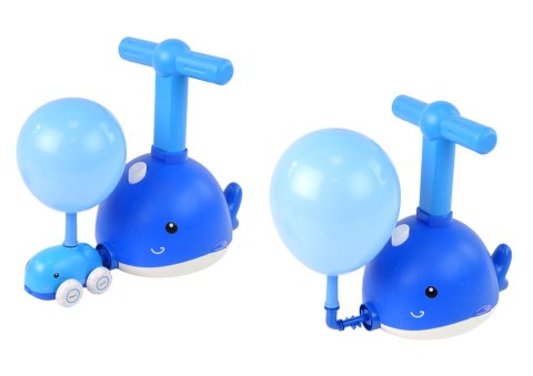 LEAN Toys Balonowa Wyrzutnia Delfin Samochód Aerodynamiczny
