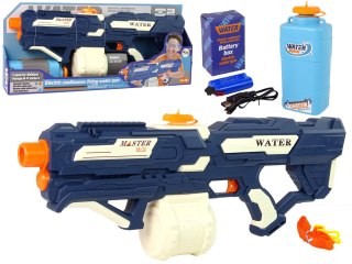 LEAN Toys Duży Elektryczny Pistolet Na Wodę Na Akumulator Zasięg 9 m 1000 ml