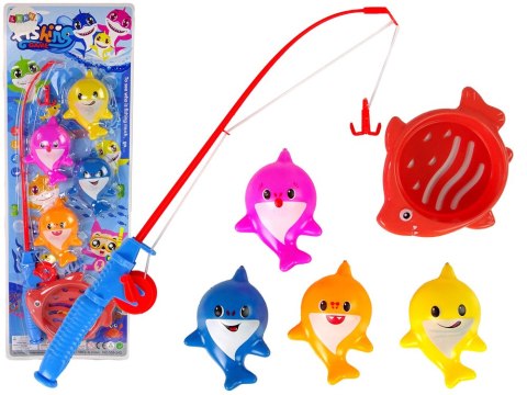 LEAN Toys Gra Zręcznościowa Łowienie Rybek Wędka Rybki