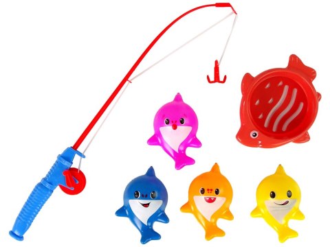 LEAN Toys Gra Zręcznościowa Łowienie Rybek Wędka Rybki