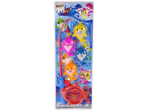 LEAN Toys Gra Zręcznościowa Łowienie Rybek Wędka Rybki