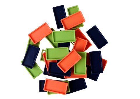 LEAN Toys Interaktywna Lokomotywa Pociąg Układająca Domino Dźwięk