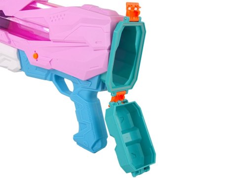 LEAN Toys Pistolet Na Wodę 800 ml Różowy Zasięg 8 m