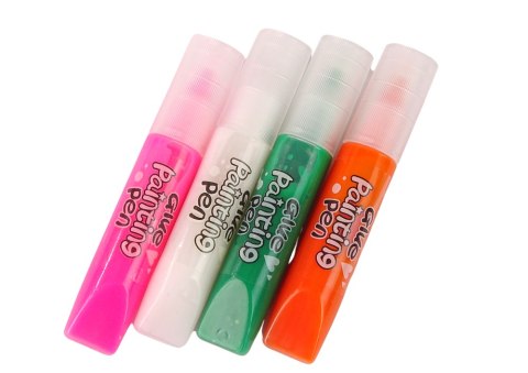 LEAN Toys Witraże Zawieszki Do Malowania Zastygająca Farba 6 szt.