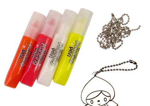 LEAN Toys Witraże Zawieszki Do Malowania Zastygająca Farba Księżniczki 6 szt.