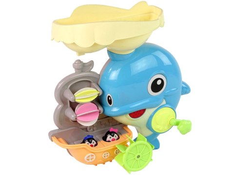 LEAN Toys Zabawka Do Kąpieli Delfin Wodospad Wanna Prysznic