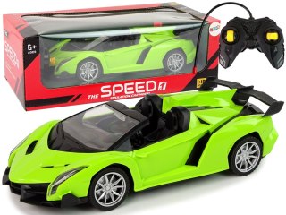 LEAN Toys Zdalnie Sterowane Auto Sportowe R/C 1:18 Zielone