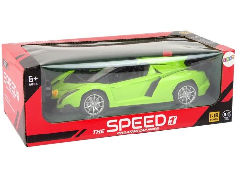 LEAN Toys Zdalnie Sterowane Auto Sportowe R/C 1:18 Zielone