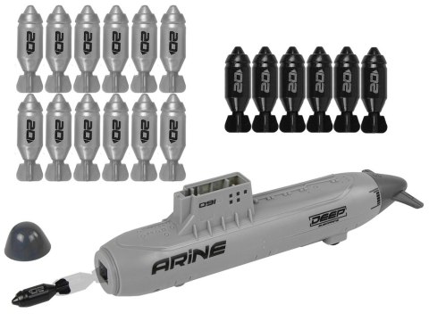 LEAN Toys Zestaw Armia Morska Łódź Podwodna Odrzutowce Bomby