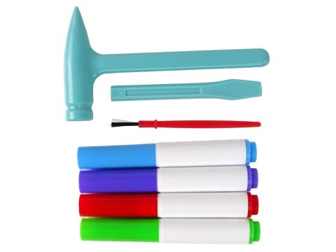 LEAN Toys Zestaw DIY Syrena Różowa Skarby Wykopaliska