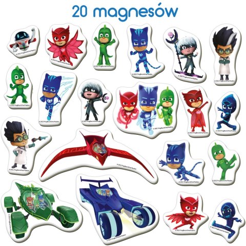 LEAN Toys Zestaw Magnesów Pidżamersi Pjmasks ME 5031-32