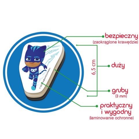LEAN Toys Zestaw Magnesów Pidżamersi Pjmasks ME 5031-32